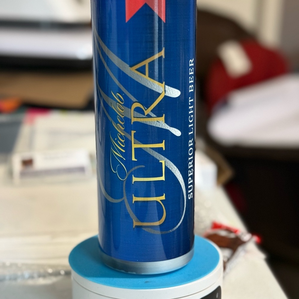 Ultra Blue Beer 20oz tumbler